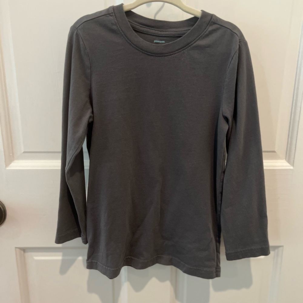 Primary Kids Charcoal Long Sleeve Shirt